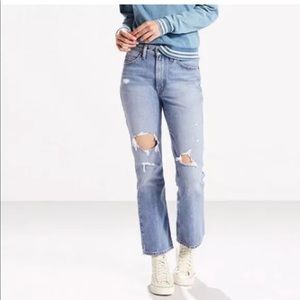 Levi’s 517 BootCut cropped Orange Tab